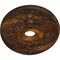 Ekena Millwork Alexa Ceiling Medallion (Fits Canopies up to 5 5/8"), 30 3/4"W x 21 1/4"H x 3 7/8"ID x 1 5/8"P, Rust CM21X30ALRUS - alternate 5
